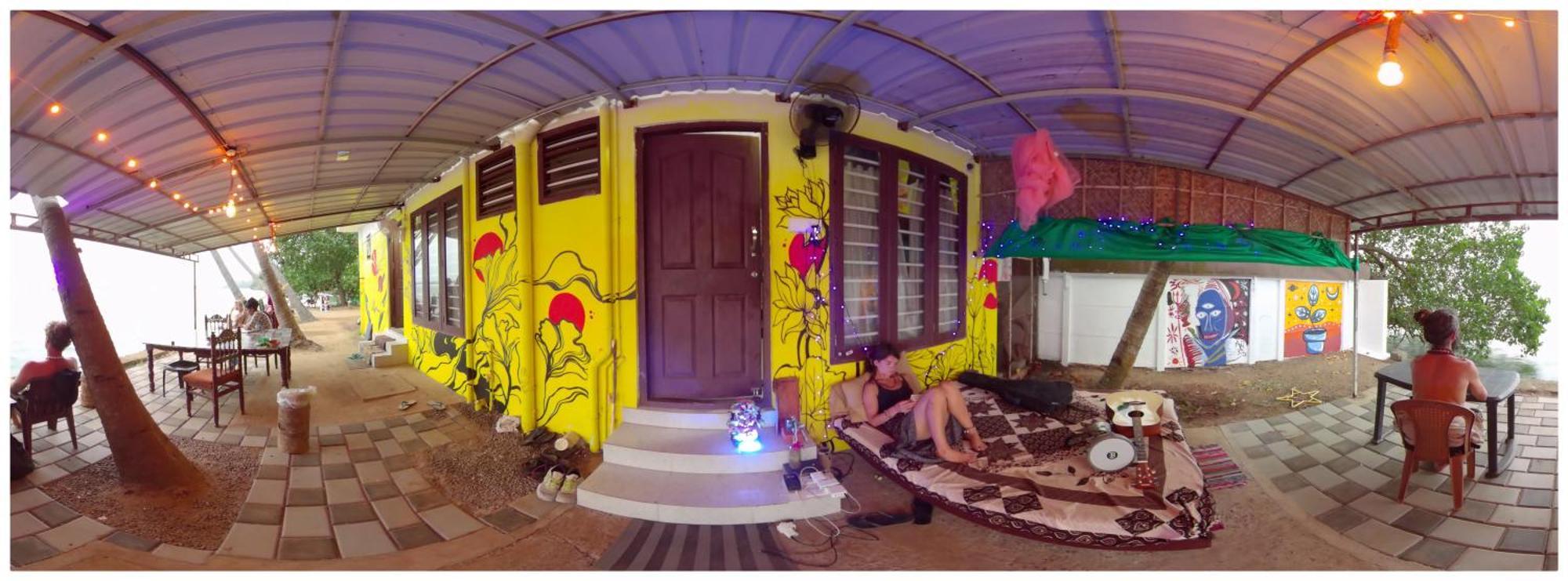 Santa Maria Hostel Munroe Island Mundrothuruth Exterior foto